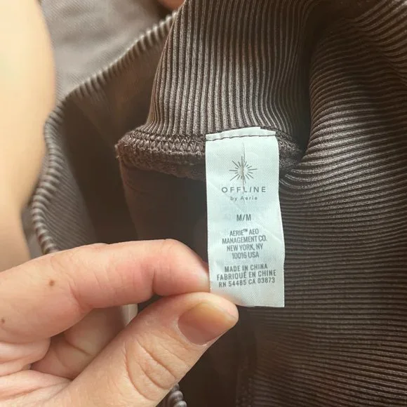 OFFLINE By Aerie Seamless Washed Rib High Waisted Legging - Picture 4 of 5